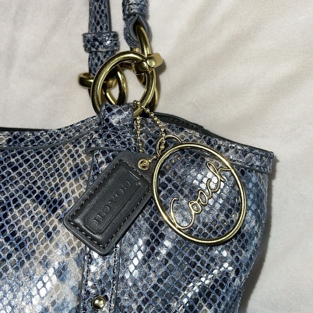 Coach Alexandra Python tote bag - Picture 2 of 12